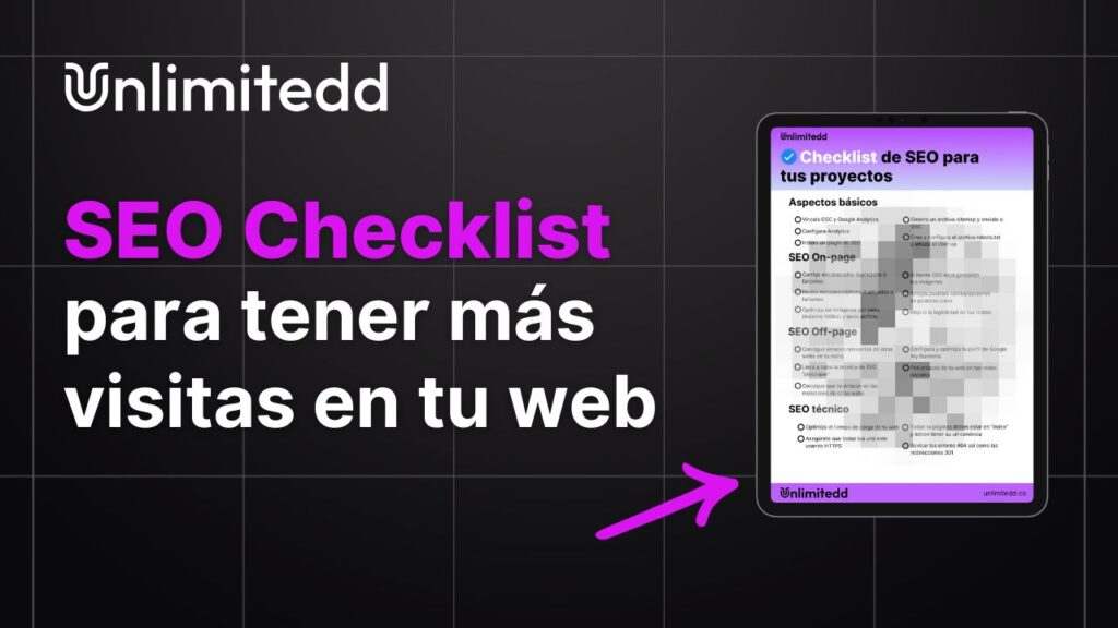 Definitive SEO checklist for your web design projects.